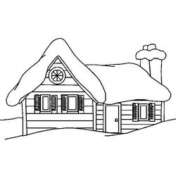 Malvorlage: Hütte (Gebäude und Architektur) #169886 - Kostenlose Malvorlagen zum Ausdrucken