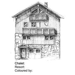 Malvorlage: Hütte (Gebäude und Architektur) #169936 - Kostenlose Malvorlagen zum Ausdrucken