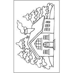 Malvorlage: Hütte (Gebäude und Architektur) #169940 - Kostenlose Malvorlagen zum Ausdrucken