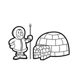 Malvorlage: Iglu (Gebäude und Architektur) #179768 - Kostenlose Malvorlagen zum Ausdrucken