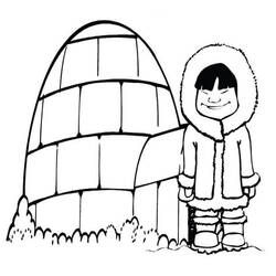 Malvorlage: Iglu (Gebäude und Architektur) #179770 - Kostenlose Malvorlagen zum Ausdrucken