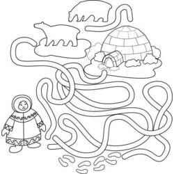 Malvorlage: Iglu (Gebäude und Architektur) #179771 - Kostenlose Malvorlagen zum Ausdrucken