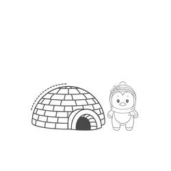 Malvorlage: Iglu (Gebäude und Architektur) #179776 - Kostenlose Malvorlagen zum Ausdrucken