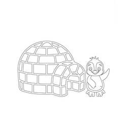 Malvorlage: Iglu (Gebäude und Architektur) #179777 - Kostenlose Malvorlagen zum Ausdrucken