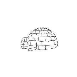 Malvorlage: Iglu (Gebäude und Architektur) #179784 - Kostenlose Malvorlagen zum Ausdrucken