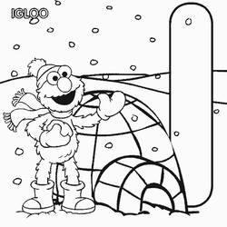 Malvorlage: Iglu (Gebäude und Architektur) #179789 - Kostenlose Malvorlagen zum Ausdrucken
