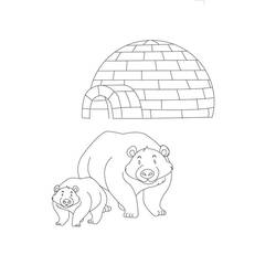 Malvorlage: Iglu (Gebäude und Architektur) #179792 - Kostenlose Malvorlagen zum Ausdrucken