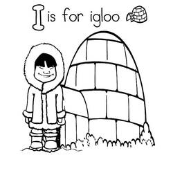Malvorlage: Iglu (Gebäude und Architektur) #179794 - Kostenlose Malvorlagen zum Ausdrucken