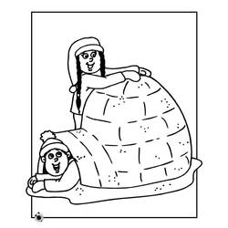 Malvorlage: Iglu (Gebäude und Architektur) #179798 - Kostenlose Malvorlagen zum Ausdrucken