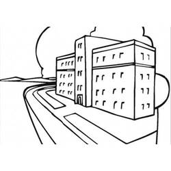 Malvorlage: Krankenhaus (Gebäude und Architektur) #61947 - Kostenlose Malvorlagen zum Ausdrucken