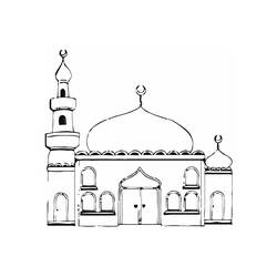 Malvorlage: Moschee (Gebäude und Architektur) #64519 - Kostenlose Malvorlagen zum Ausdrucken