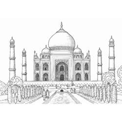 Malvorlage: Moschee (Gebäude und Architektur) #64557 - Kostenlose Malvorlagen zum Ausdrucken