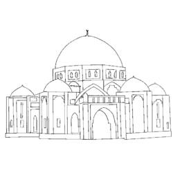 Malvorlage: Moschee (Gebäude und Architektur) #64595 - Kostenlose Malvorlagen zum Ausdrucken