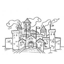 Malvorlage: Schloss (Gebäude und Architektur) #62043 - Kostenlose Malvorlagen zum Ausdrucken