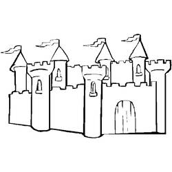 Malvorlage: Schloss (Gebäude und Architektur) #62055 - Kostenlose Malvorlagen zum Ausdrucken