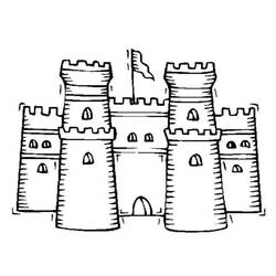 Malvorlage: Schloss (Gebäude und Architektur) #62056 - Kostenlose Malvorlagen zum Ausdrucken