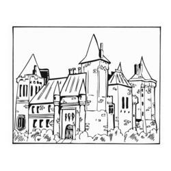 Malvorlage: Schloss (Gebäude und Architektur) #62081 - Kostenlose Malvorlagen zum Ausdrucken