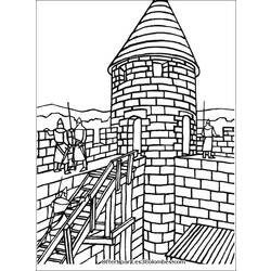 Malvorlage: Schloss (Gebäude und Architektur) #62139 - Kostenlose Malvorlagen zum Ausdrucken