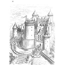 Malvorlage: Schloss (Gebäude und Architektur) #62161 - Kostenlose Malvorlagen zum Ausdrucken
