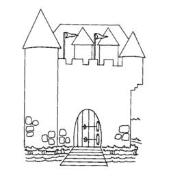 Malvorlage: Schloss (Gebäude und Architektur) #62198 - Kostenlose Malvorlagen zum Ausdrucken