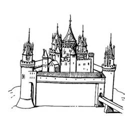 Malvorlage: Schloss (Gebäude und Architektur) #62206 - Kostenlose Malvorlagen zum Ausdrucken