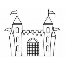 Malvorlage: Schloss (Gebäude und Architektur) #62211 - Kostenlose Malvorlagen zum Ausdrucken