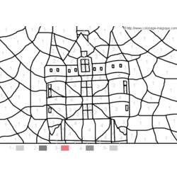 Malvorlage: Schloss (Gebäude und Architektur) #62226 - Kostenlose Malvorlagen zum Ausdrucken