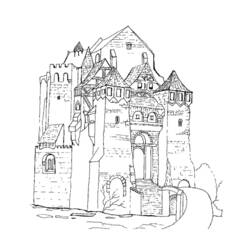 Malvorlage: Schloss (Gebäude und Architektur) #62286 - Kostenlose Malvorlagen zum Ausdrucken
