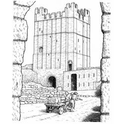Malvorlage: Schloss (Gebäude und Architektur) #62292 - Kostenlose Malvorlagen zum Ausdrucken