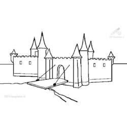Malvorlage: Schloss (Gebäude und Architektur) #62300 - Kostenlose Malvorlagen zum Ausdrucken