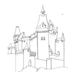 Malvorlage: Schloss (Gebäude und Architektur) #62329 - Kostenlose Malvorlagen zum Ausdrucken