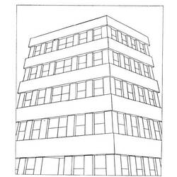 Malvorlage: Wolkenkratzer (Gebäude und Architektur) #65817 - Kostenlose Malvorlagen zum Ausdrucken