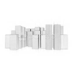 Malvorlage: Wolkenkratzer (Gebäude und Architektur) #65887 - Kostenlose Malvorlagen zum Ausdrucken