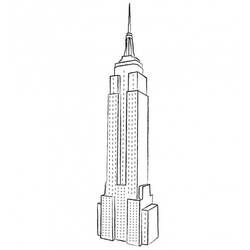 Malvorlage: Wolkenkratzer (Gebäude und Architektur) #65888 - Kostenlose Malvorlagen zum Ausdrucken