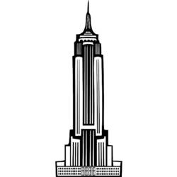 Malvorlage: Wolkenkratzer (Gebäude und Architektur) #65891 - Kostenlose Malvorlagen zum Ausdrucken