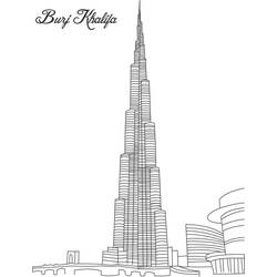 Malvorlage: Wolkenkratzer (Gebäude und Architektur) #65972 - Kostenlose Malvorlagen zum Ausdrucken