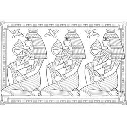 Zeichnungen zum Ausmalen: Ägypten - Kostenlose Malvorlagen zum Ausdrucken