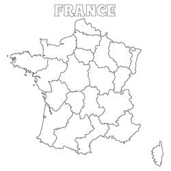 Zeichnungen zum Ausmalen: Frankreich - Kostenlose Malvorlagen zum Ausdrucken