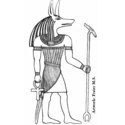 Malvorlage: Ägyptische Mythologie (Götter und Göttinnen) #111138 - Kostenlose Malvorlagen zum Ausdrucken