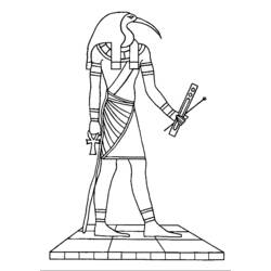 Malvorlage: Ägyptische Mythologie (Götter und Göttinnen) #111140 - Kostenlose Malvorlagen zum Ausdrucken
