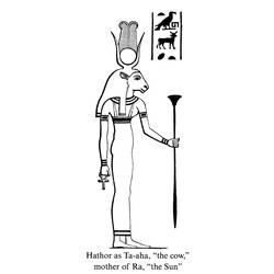Malvorlage: Ägyptische Mythologie (Götter und Göttinnen) #111150 - Kostenlose Malvorlagen zum Ausdrucken
