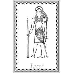 Malvorlage: Ägyptische Mythologie (Götter und Göttinnen) #111153 - Kostenlose Malvorlagen zum Ausdrucken