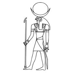 Malvorlage: Ägyptische Mythologie (Götter und Göttinnen) #111173 - Kostenlose Malvorlagen zum Ausdrucken
