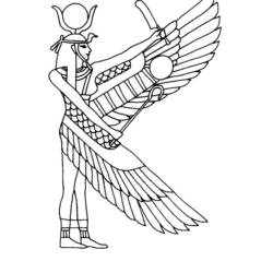 Malvorlage: Ägyptische Mythologie (Götter und Göttinnen) #111175 - Kostenlose Malvorlagen zum Ausdrucken