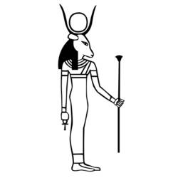 Malvorlage: Ägyptische Mythologie (Götter und Göttinnen) #111176 - Kostenlose Malvorlagen zum Ausdrucken