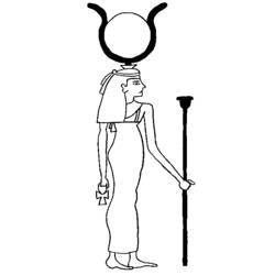 Malvorlage: Ägyptische Mythologie (Götter und Göttinnen) #111209 - Kostenlose Malvorlagen zum Ausdrucken