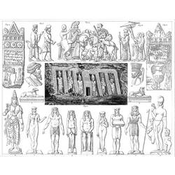 Malvorlage: Ägyptische Mythologie (Götter und Göttinnen) #111221 - Kostenlose Malvorlagen zum Ausdrucken