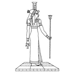 Malvorlage: Ägyptische Mythologie (Götter und Göttinnen) #111230 - Kostenlose Malvorlagen zum Ausdrucken