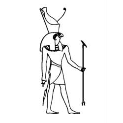 Malvorlage: Ägyptische Mythologie (Götter und Göttinnen) #111234 - Kostenlose Malvorlagen zum Ausdrucken