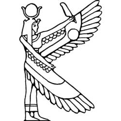 Malvorlage: Ägyptische Mythologie (Götter und Göttinnen) #111249 - Kostenlose Malvorlagen zum Ausdrucken